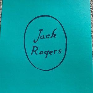 Oh Gorgeous!!! Jack Rogers wedges! Navy blue! Bought, never worn but tried on!